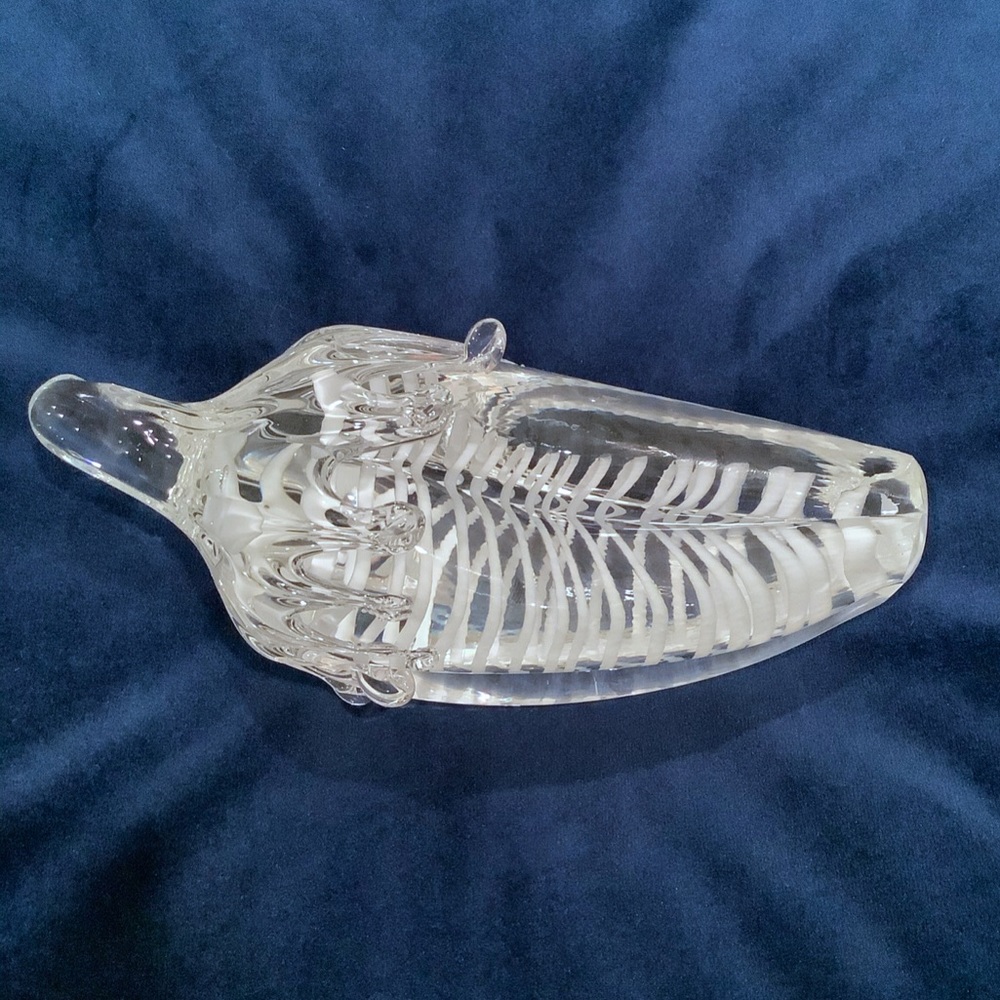 HAND BLOWN ART GLASS PAPERWEIGHT